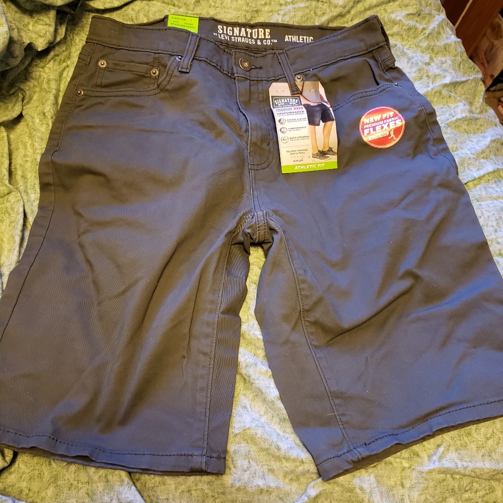 Levi Strauss Signature sz W30 green shorts